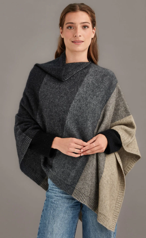 Ombre Poncho Merino