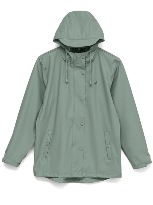Waterproof jacket for women Crywolf, duckegg, front