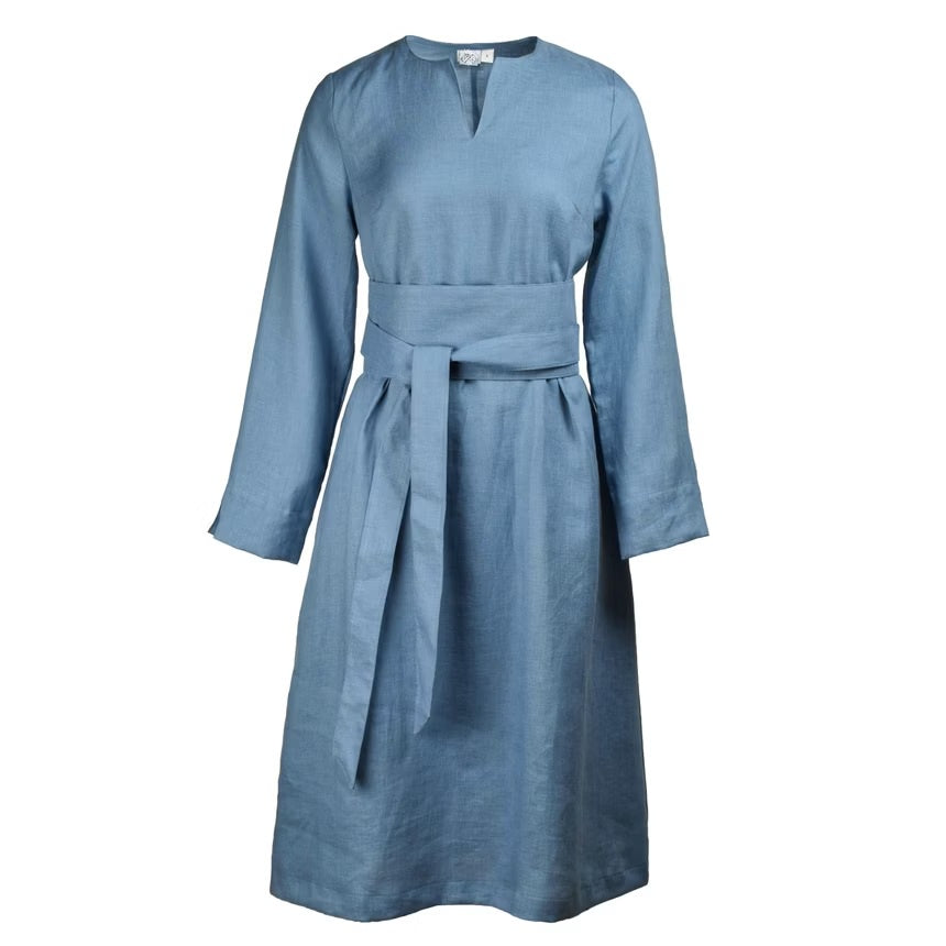 Linen Dress Rosie Sky Blue