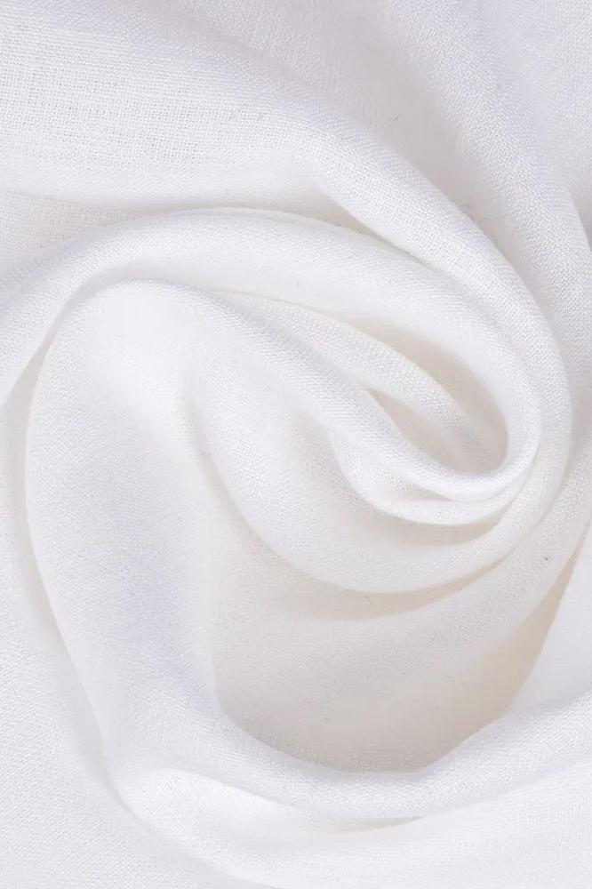 Linen Fabric Off White