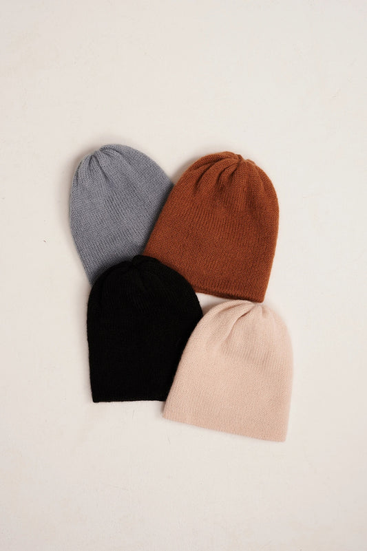 Wool Beanie Soft Mohair (Various colours)