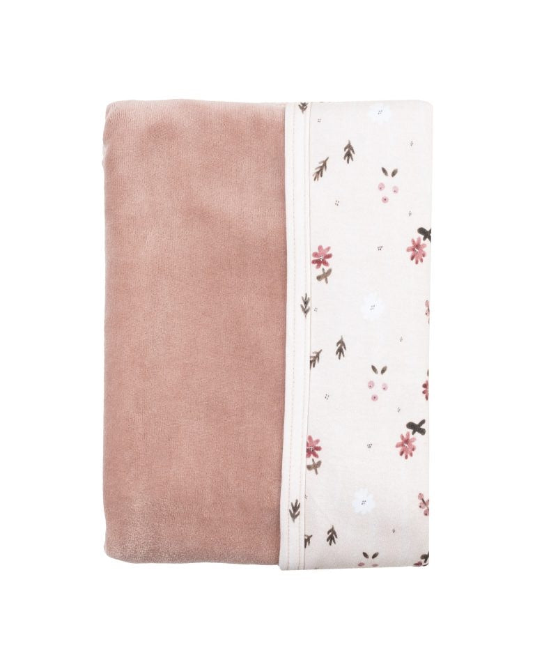 Organic Cotton Velour Blanket Nordic Flora