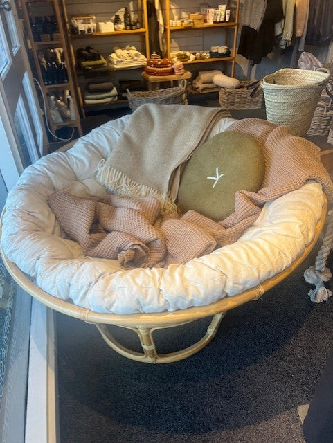 Papasan Bamboo Chair Bohemian