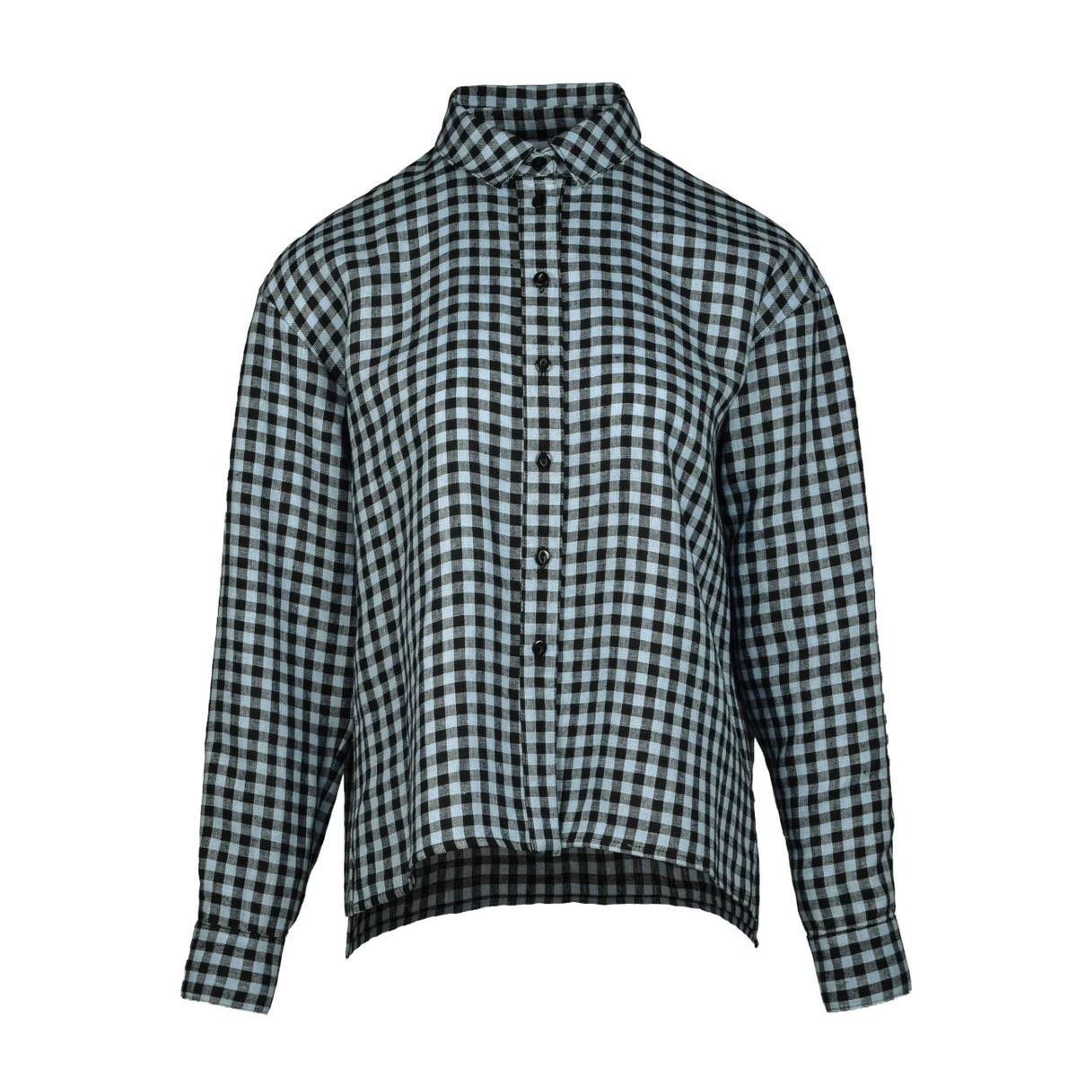 Linen Gingham Shirt Eden