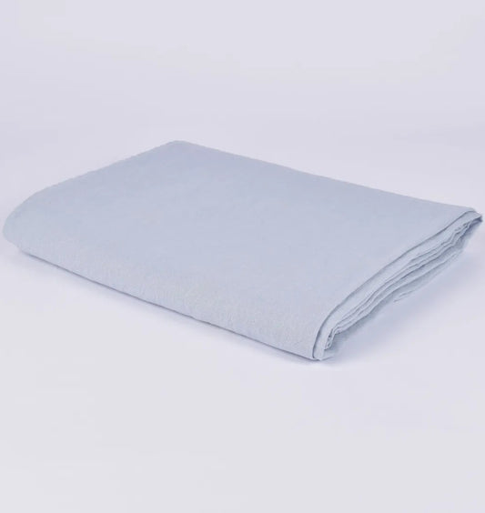 Linen Table Cloth Pale Blue