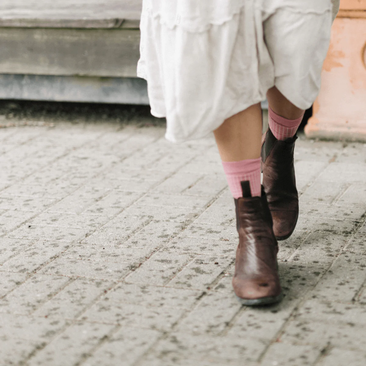 Lamington Merino Crew Socks Woman | Vintage
