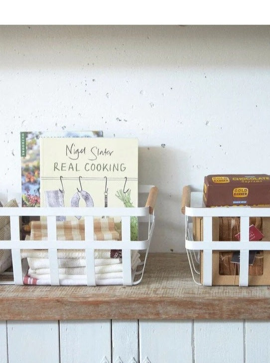 Yamazaki Tosca Storage Basket Double Handle