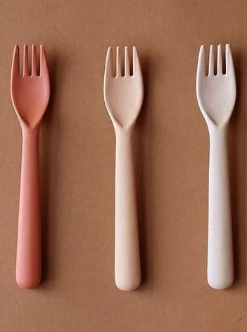 bamboo toddler fork set