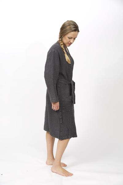 Linen/cotton bathrobe