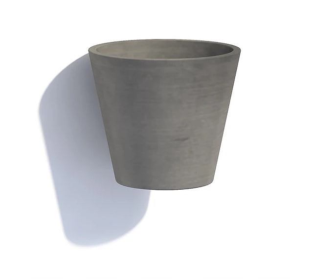 Empty Ecopots Amsterdam pot hanging on wall