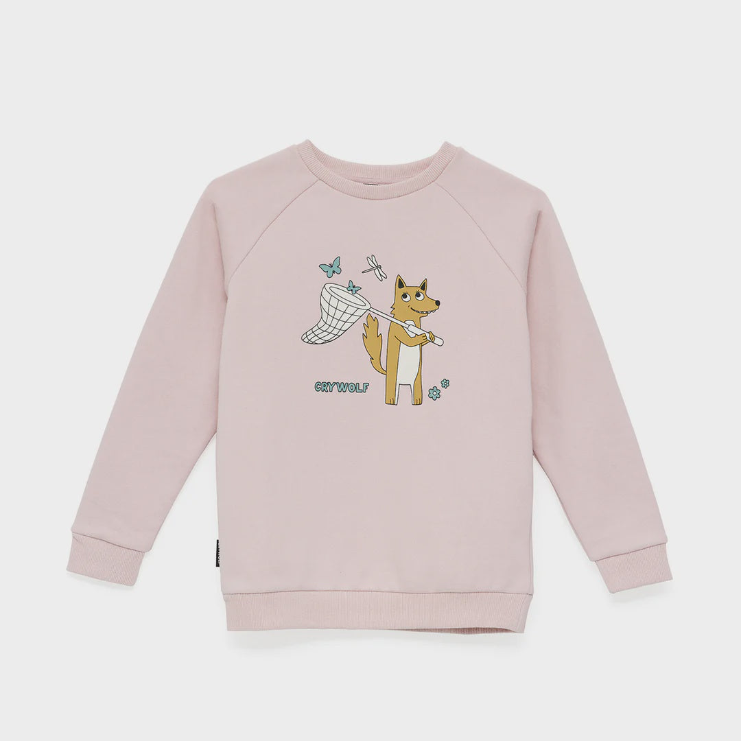 pink sweater front