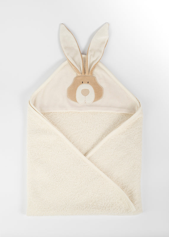 Organic Cotton Towel Hood Bunny