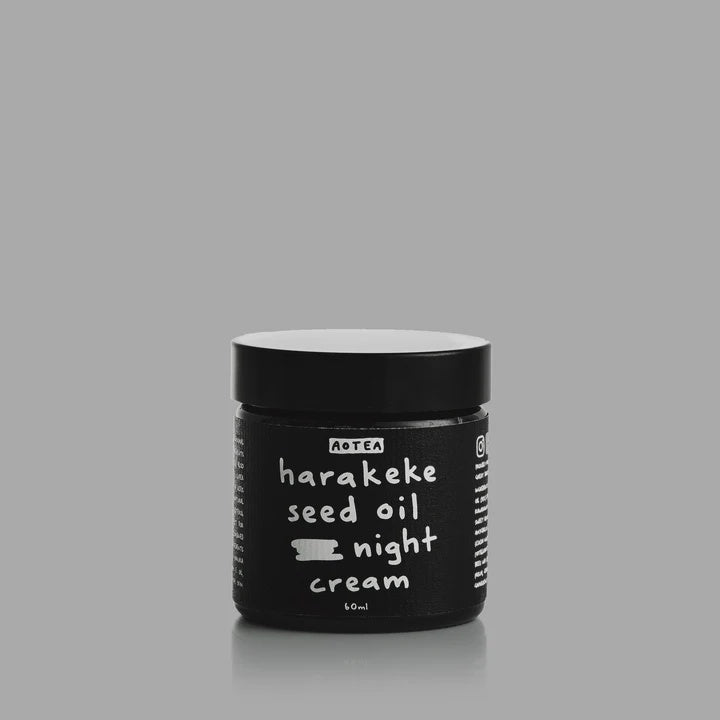 black jar of night cream