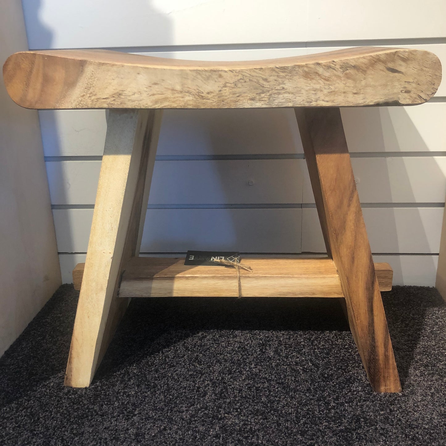 Wooden Stool Curved