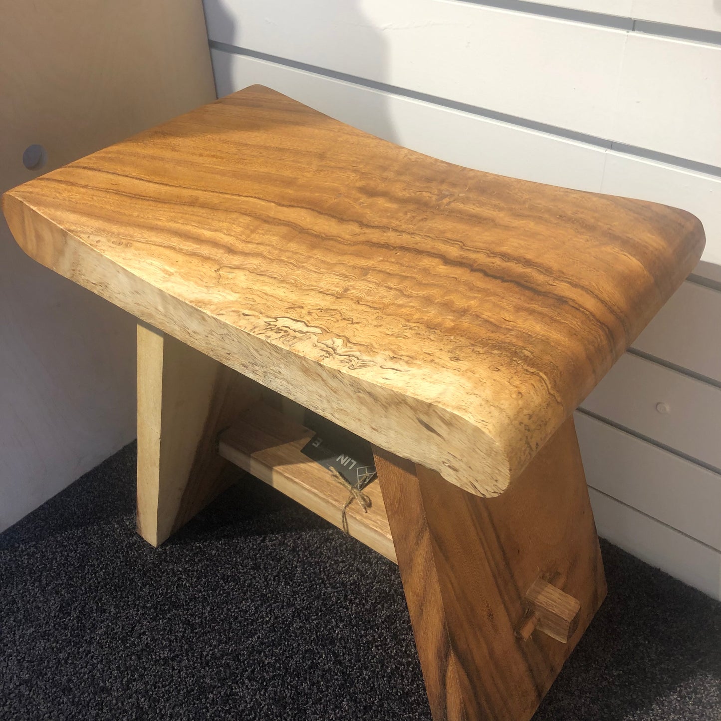 Wooden Stool Curved