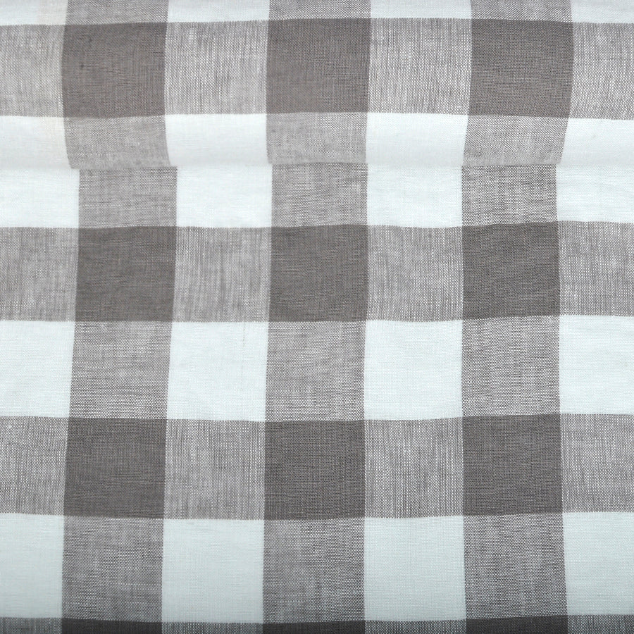 Linen Fabric CHECK (Available in 6 colours)