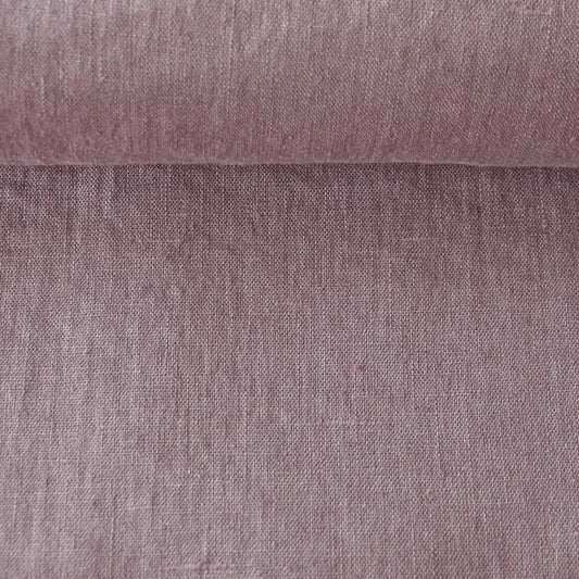 Linen Fabric Dusty Lilac