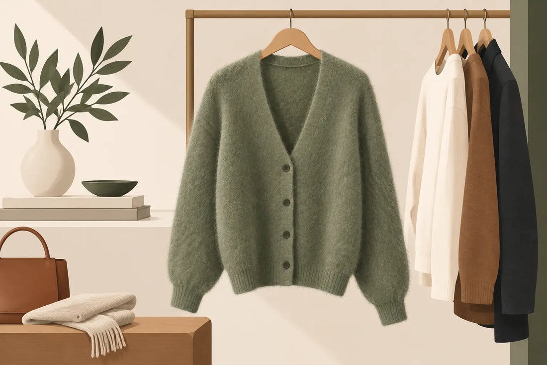 Why a Mohair Cardigan Belongs in a Considered Wardrobe