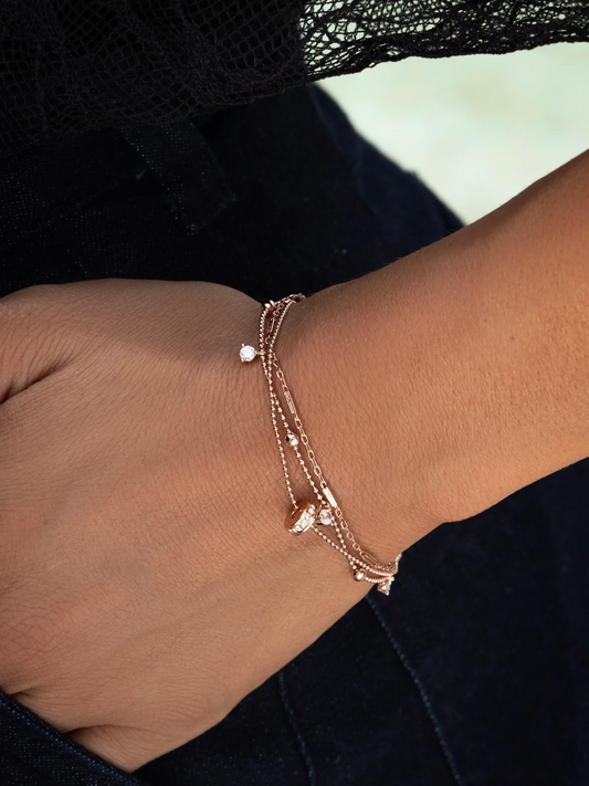 Millo bracelet 3 chains petite