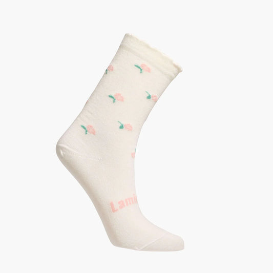 Lamington Merino Crew Socks Woman | Rosa
