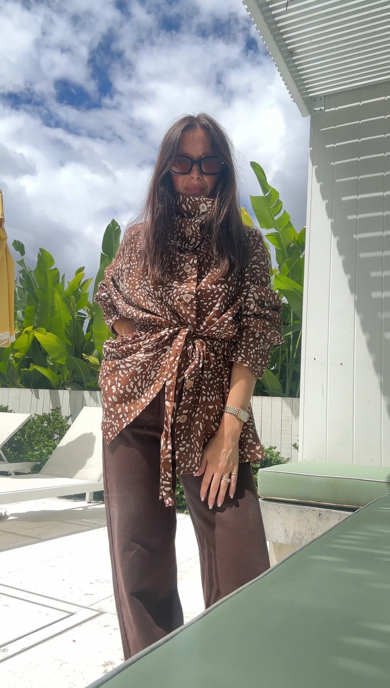 Ana Linen Jacket Deer