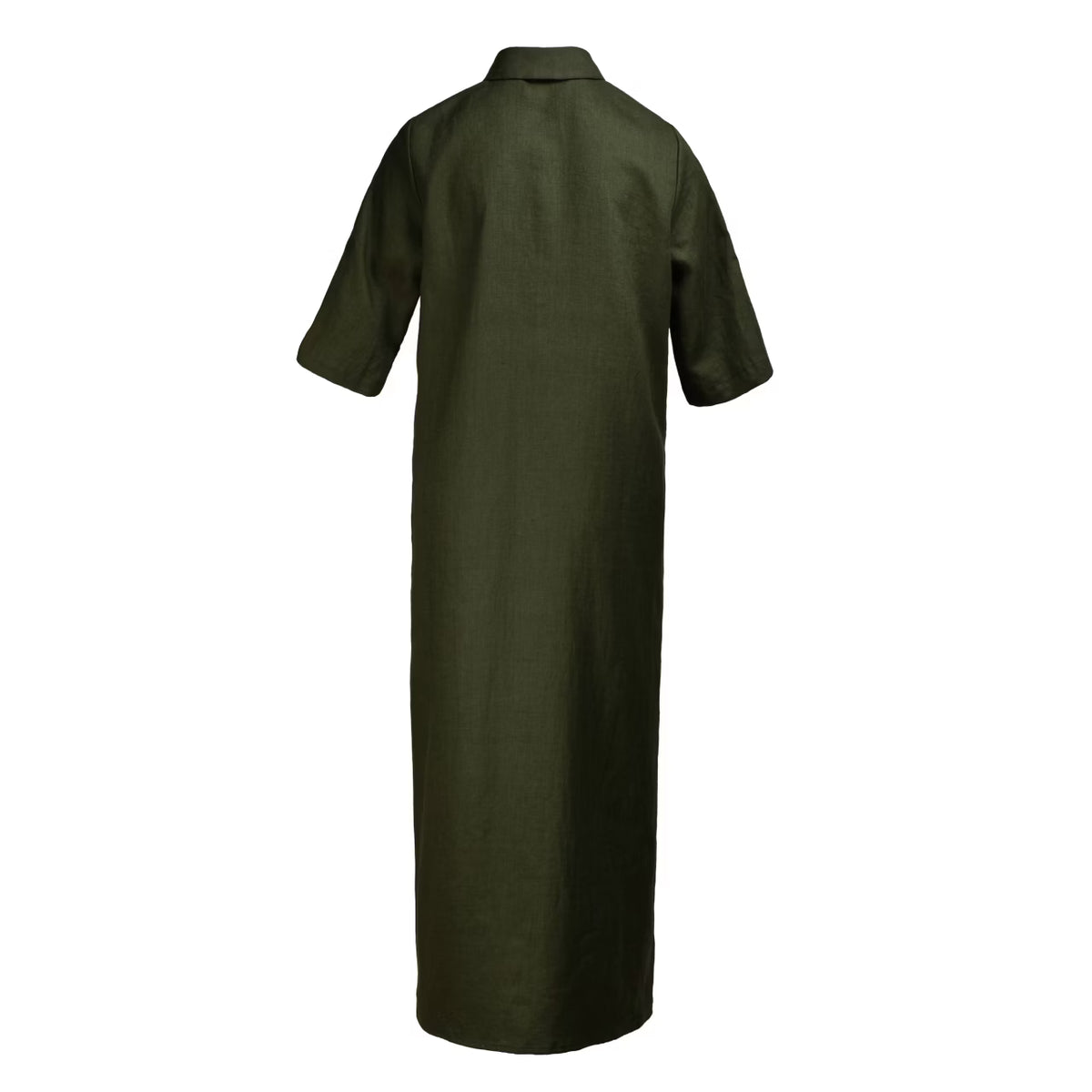 Linen Maxi Dress Marie Khaki