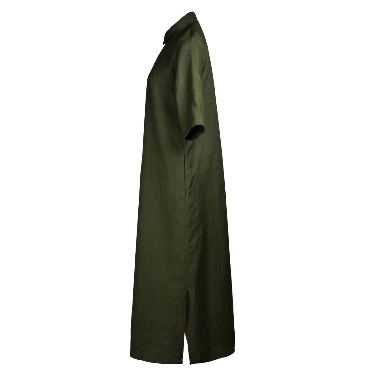 Linen Maxi Dress Marie Khaki