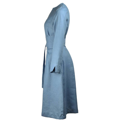 Linen Dress Rosie Sky Blue