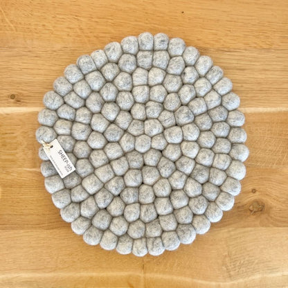 Felt Ball Pot Stand 26cm