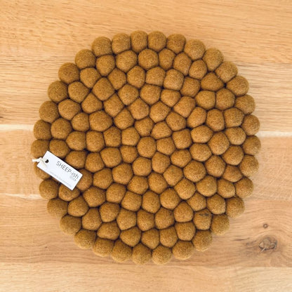 Felt Ball Pot Stand 26cm