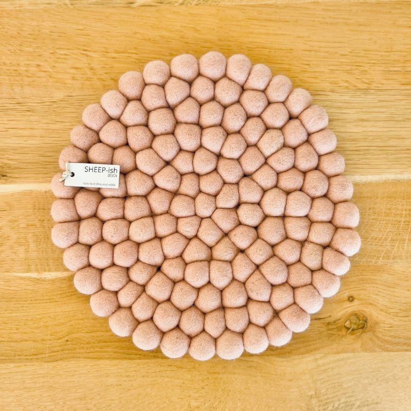 Felt Ball Pot Stand 26cm