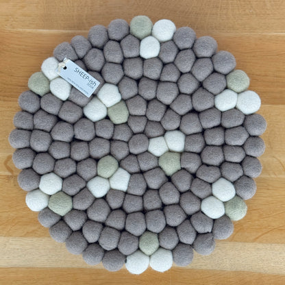 Felt Ball Pot Stand 26cm