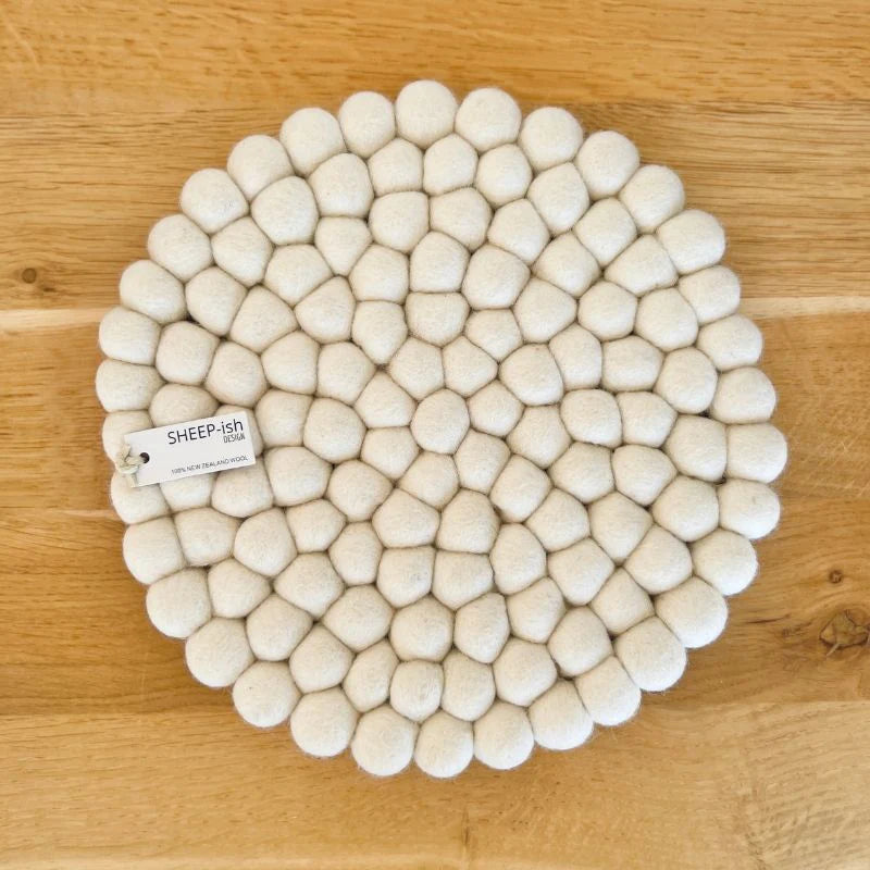 Felt Ball Pot Stand 26cm