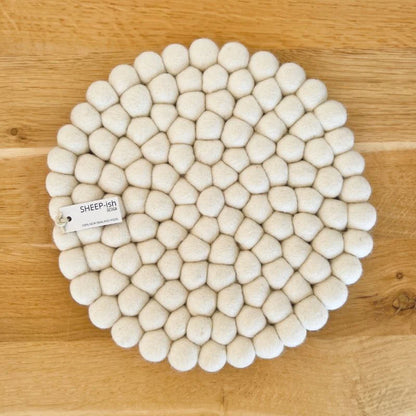 Felt Ball Pot Stand 26cm