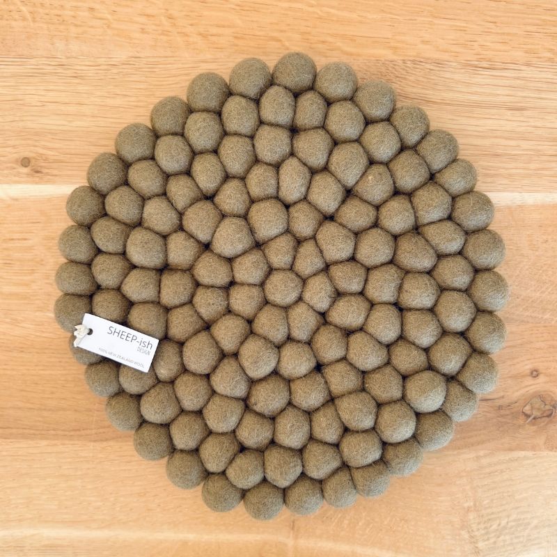 Felt Ball Pot Stand 26cm