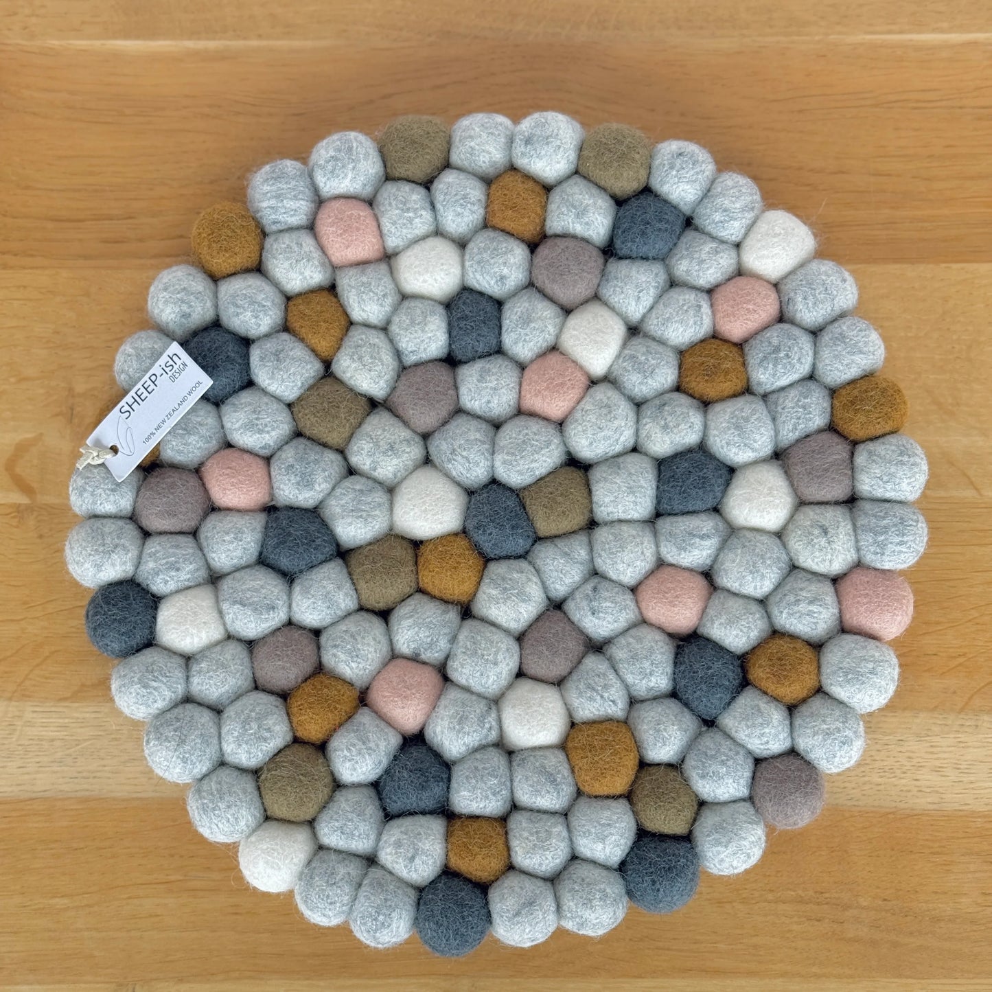 Felt Ball Pot Stand 26cm