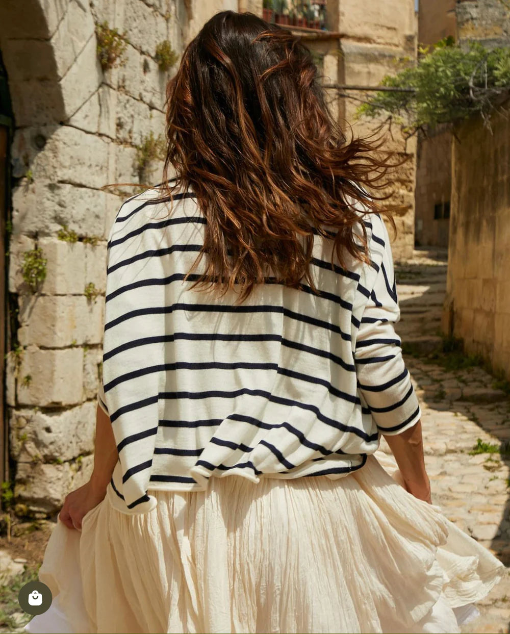 Emi Merino Wool Jumper Stripe