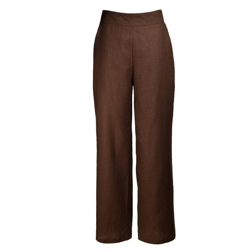 Linen Trousers Jazz Brown