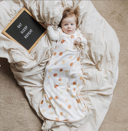 Organic Baby Sleeping Bag With Merino Lining