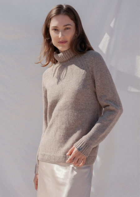 Soft Merino Turtle Neck Sweater Collete