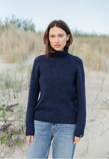 Soft Merino Turtle Neck Sweater Collete