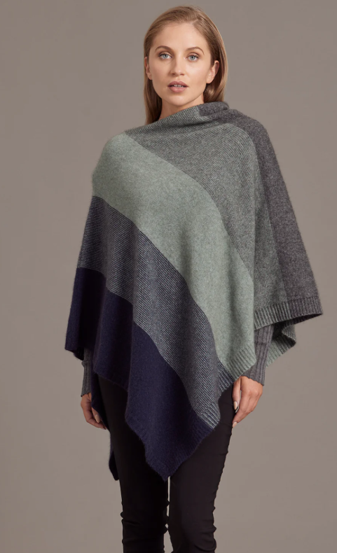 Ombre Poncho Merino