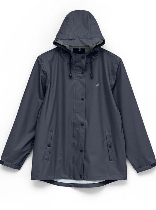 Waterproof jacket for women Crywolf, navy, front