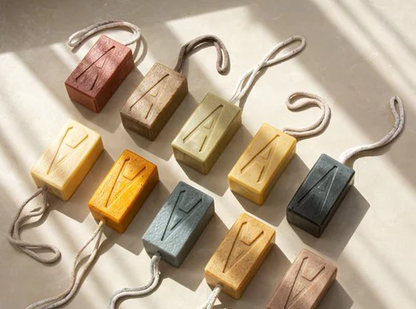 Aermeda soap on a rope