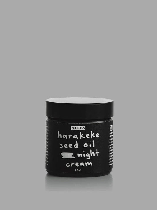 black jar of night cream