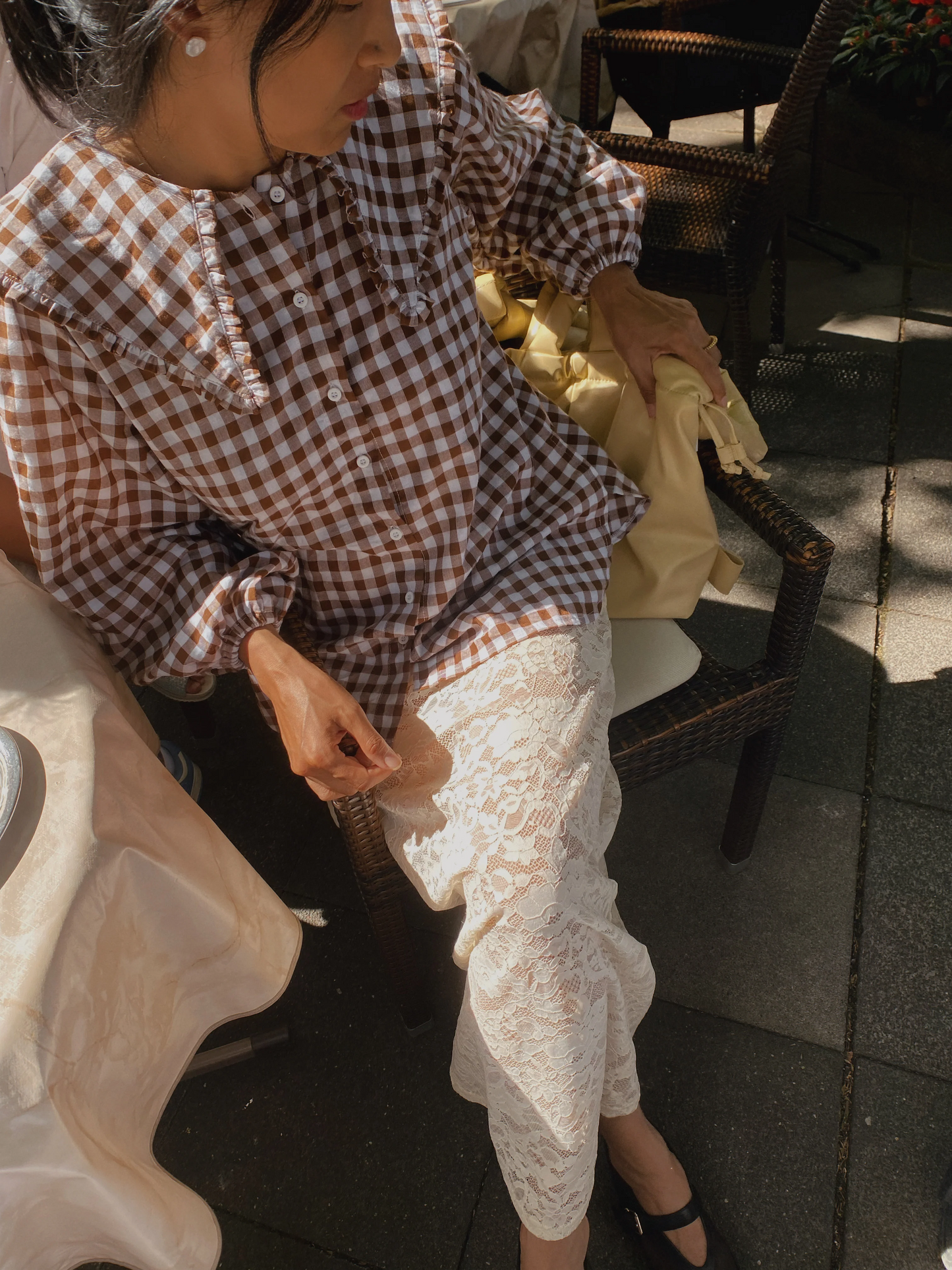 Birdie Shirt - Cotton Gingham