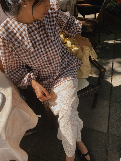 Birdie Shirt - Cotton Gingham