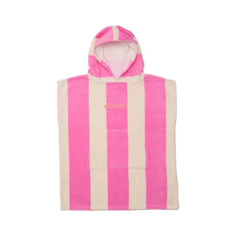 CRYWOLF Hooded Towel Candy Stripe