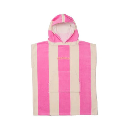 CRYWOLF Hooded Towel Candy Stripe
