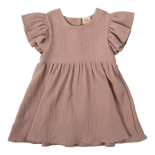 Muslin Dress With Wings